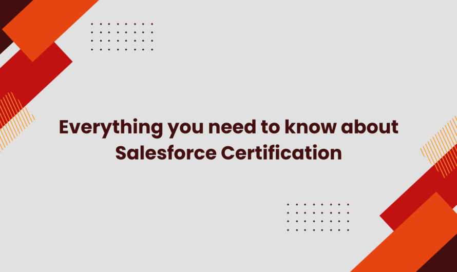 Salesforce Certification: Elevating Your CRM Expertise
